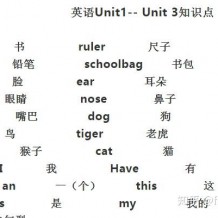 智慧學堂：小學英語1-6年級重要知識點歸納