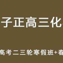 LZZ 2025高三化學 二三輪復習寒春班視頻教程 百度網盤下載