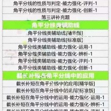 學而思 中考數學幾何模型 密訓營 含講義+難度分級練習題集 百度網盤下載